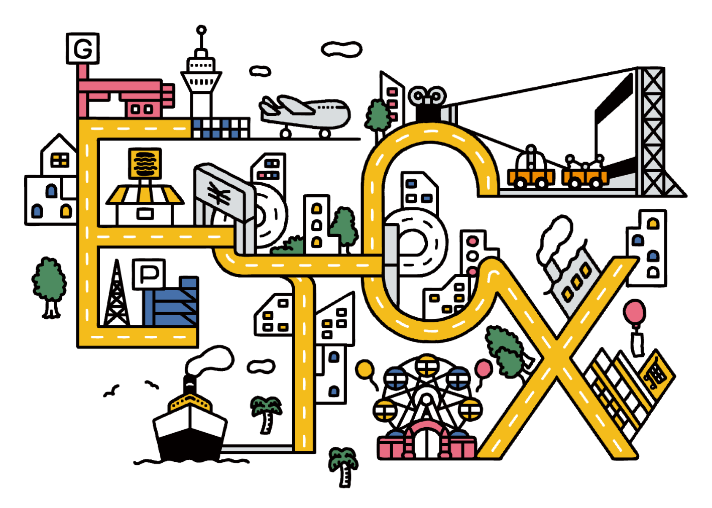 ETCX - ETCのスイスイを街のなかでも。